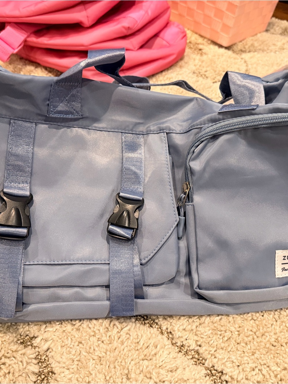 Misty Blue Travel Duffel Bag - Picture 5 of 5